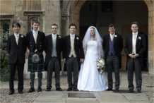 Ken Aiso, James Andrew Lawrie, Roderick Chadwick (Best Man), Marcus and Christina, Nigel Wright, Edward Gardner