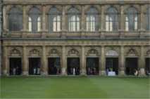 Reception in the cloisters of the Wren Library 