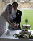 Cutting the cake
