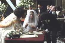 Signing the register